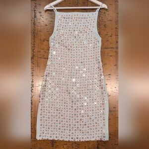 Opening Ceremony sz.6 Flower Sequin/Bead Mini Dress